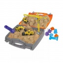 NEO TOOLS KID homokozós, munkagépes építőjáték gyerekeknek, bőröndben