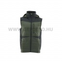 Sara Comfort Plus Hybrid kapucnis bélelt mellény zöld-fekete L