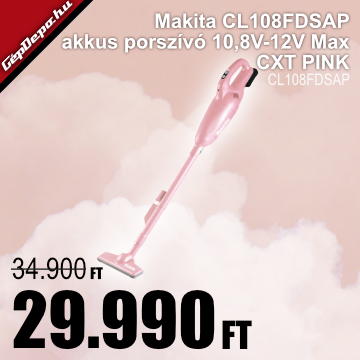Makita CL108FDSAP akkus porszívó PINK