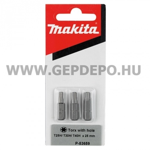 Makita torx bit csomag T25,T30,T40x25mm 3db