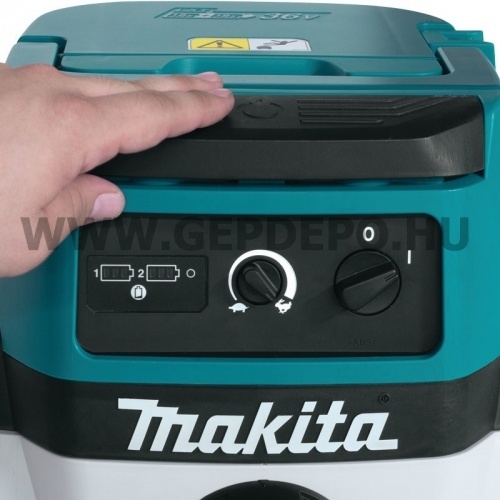 Makita DVC860LZ akkus hálózati száraz-nedves porszívó géptest