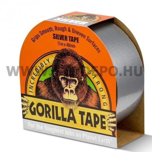 Gorilla Silver Tape ezüst színű szupererős ragasztószalag 48 mm x 11 m