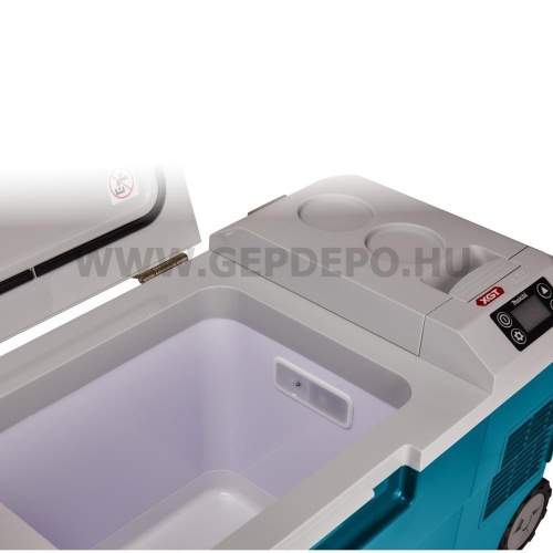 Makita CW002GZ akkus hűtő és melegentartó láda 50L XGT 40V max 18V LXT (12V/24V 230V)