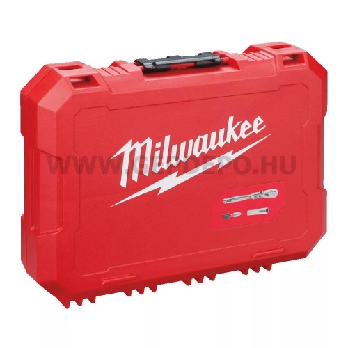 Milwaukee 1/4" racsnis dugó-, és villáskulcs készlet - 42 részes, kofferben