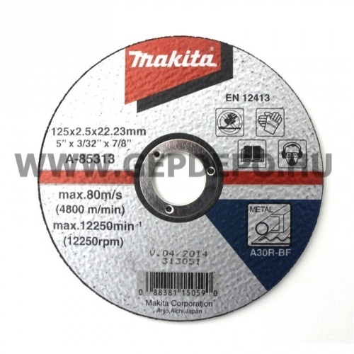 Makita A-85313 vágótárcsa fémhez 125mm