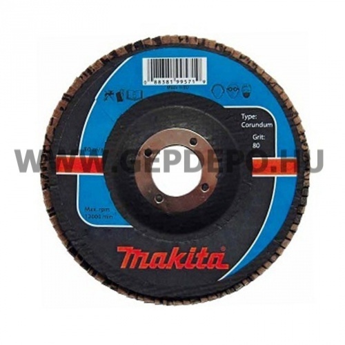 Makita lamellás csiszolótárcsa 125mm K60 (Fém / Fa)