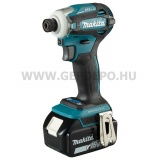 Makita DTD172RTJ ütvecsavarbehajtó 1/4 Makpac kofferben 18V LXT BL XPT