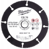 Milwaukee Karbid vágótárcsa 76 mm (M12 FCOT)