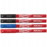 Milwaukee INKZALL™ filctoll 0,6 mm hegyű színes 4 darab / csom