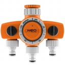 NEO Mechanikus öntözőidőzítő óra, 3 utas, max.120perc