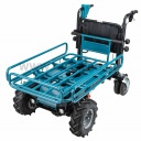 Makita DCU604Z akkus anyagmozgató talicska rács felépítménnyel 300 kg 2x18V LXT BL XPT